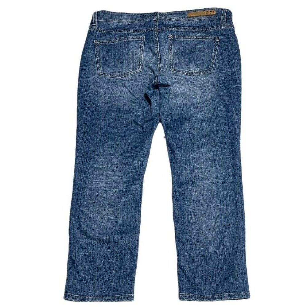 Escada Sport Womens Blue Jeans Size 40 / US 10 Denim Made In Albania - Picture 2 of 9